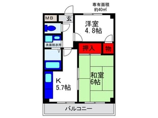 Ｌ＆ＣスターハイツNO８の物件間取画像